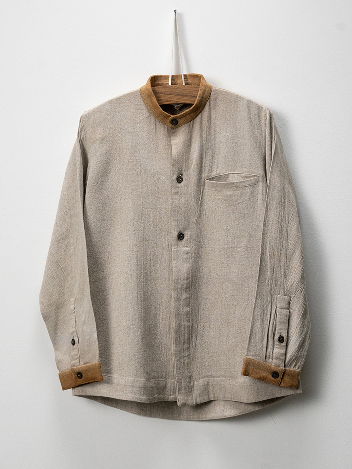 Band Collar Shirt