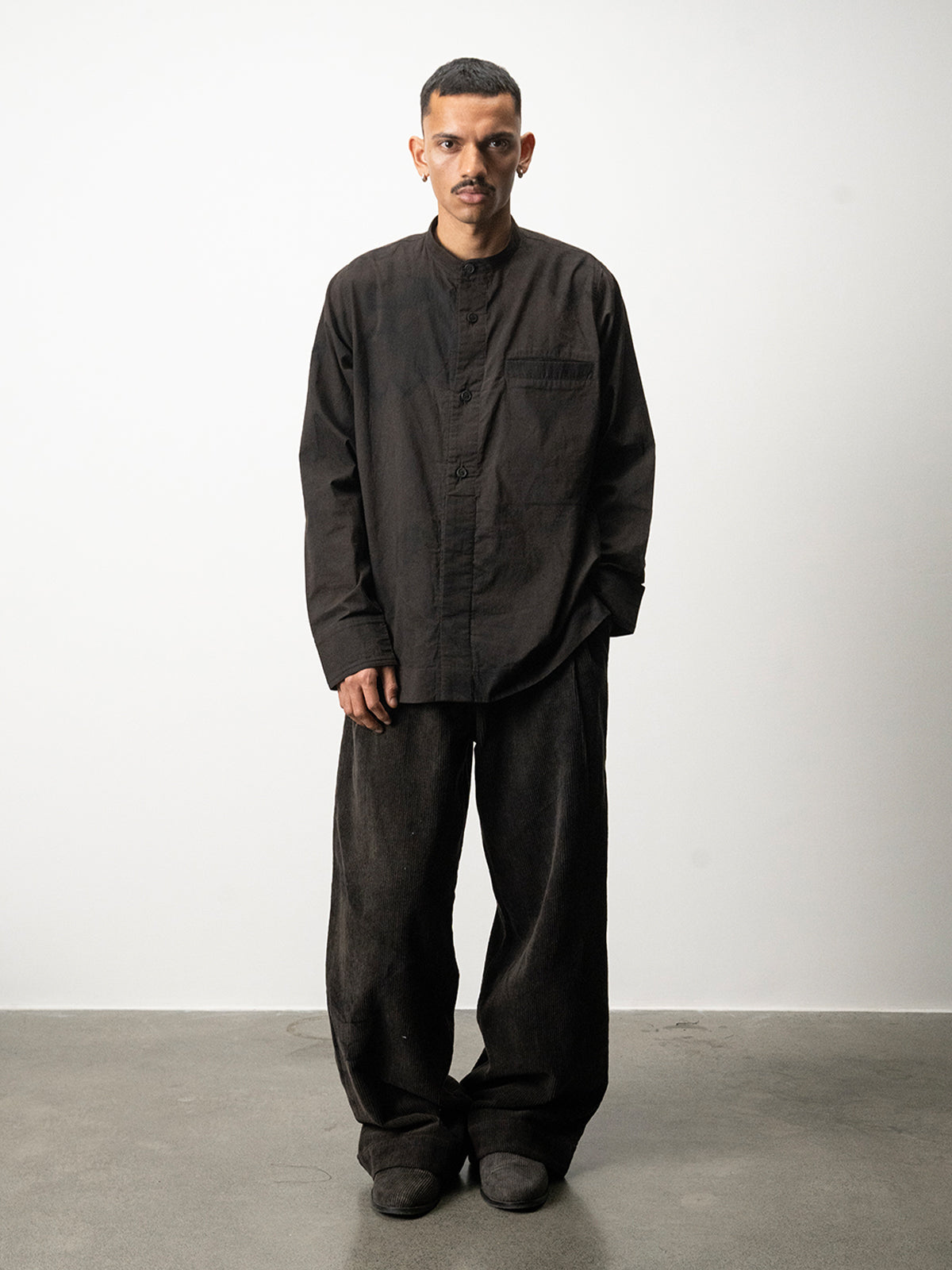 Band Collar Shirt