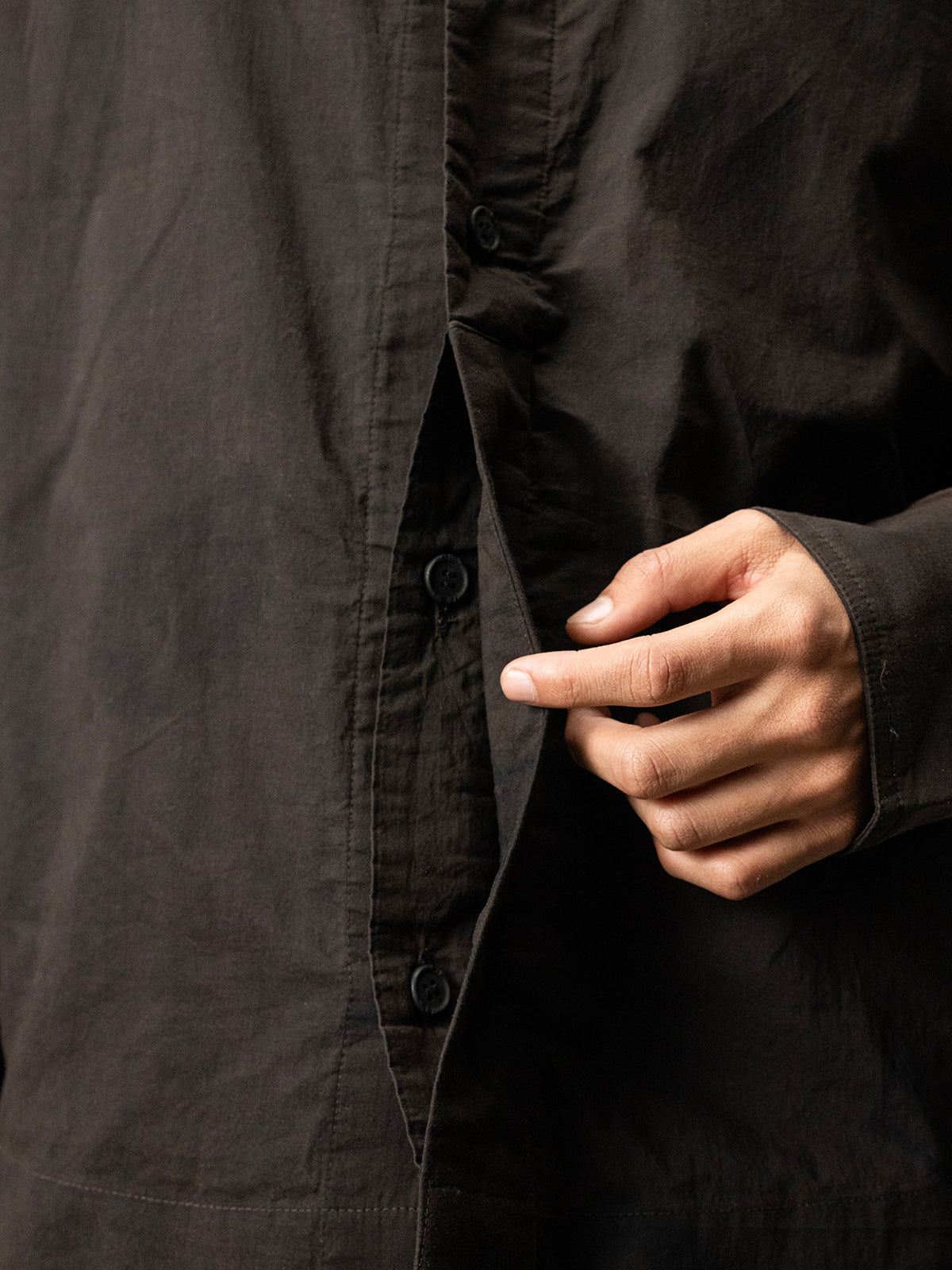 Band Collar Shirt