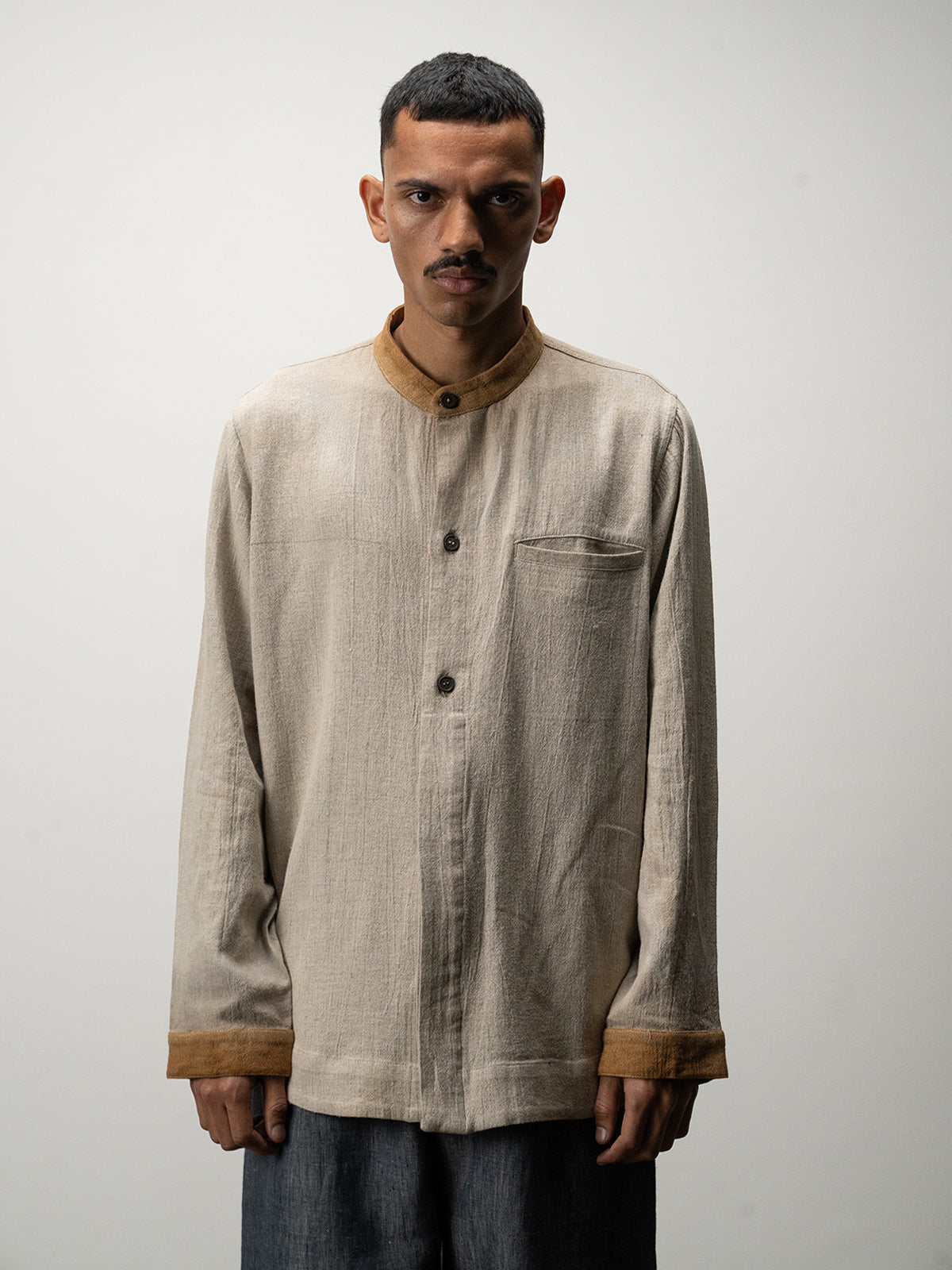 Band Collar Shirt