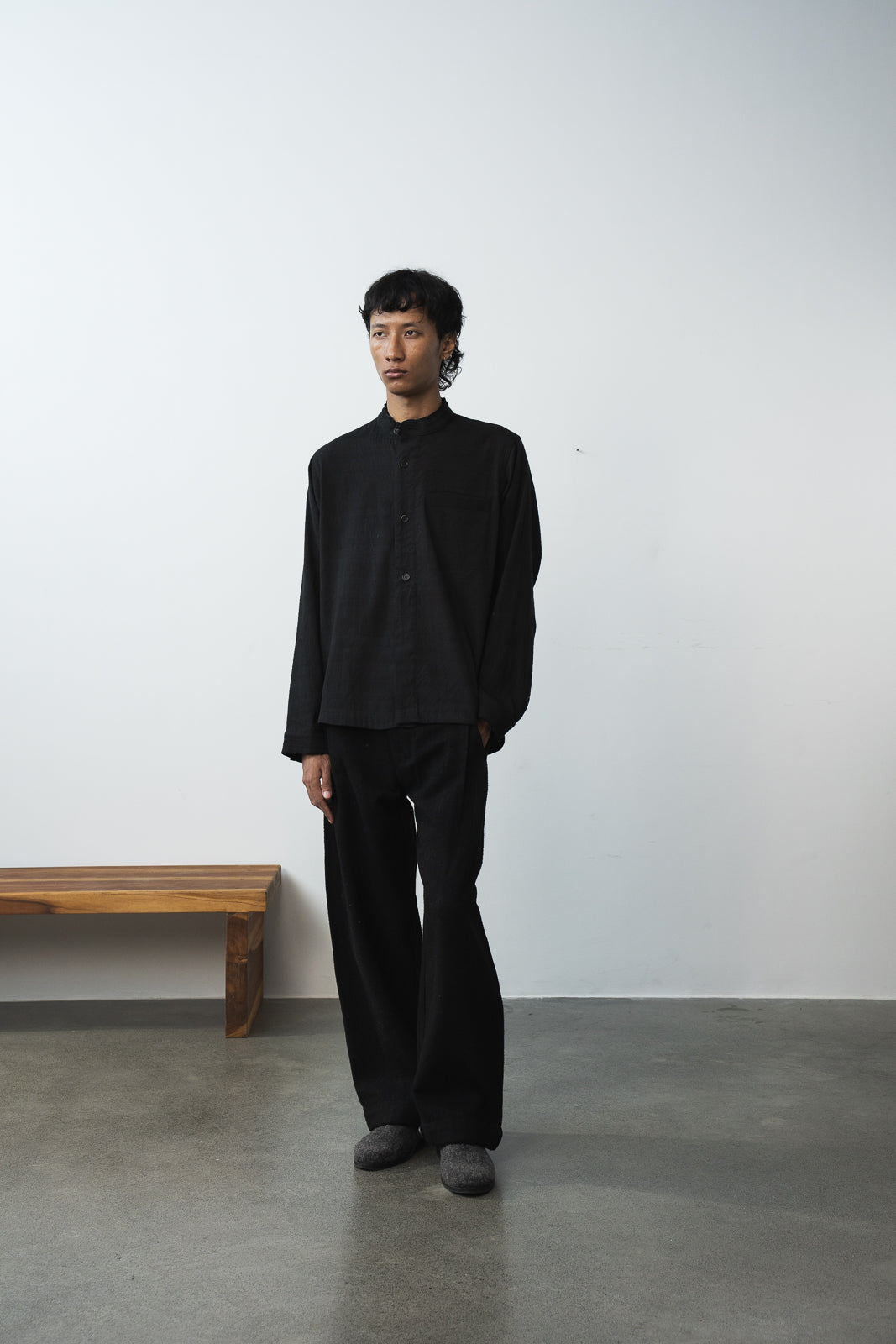 Band Collar Shirt