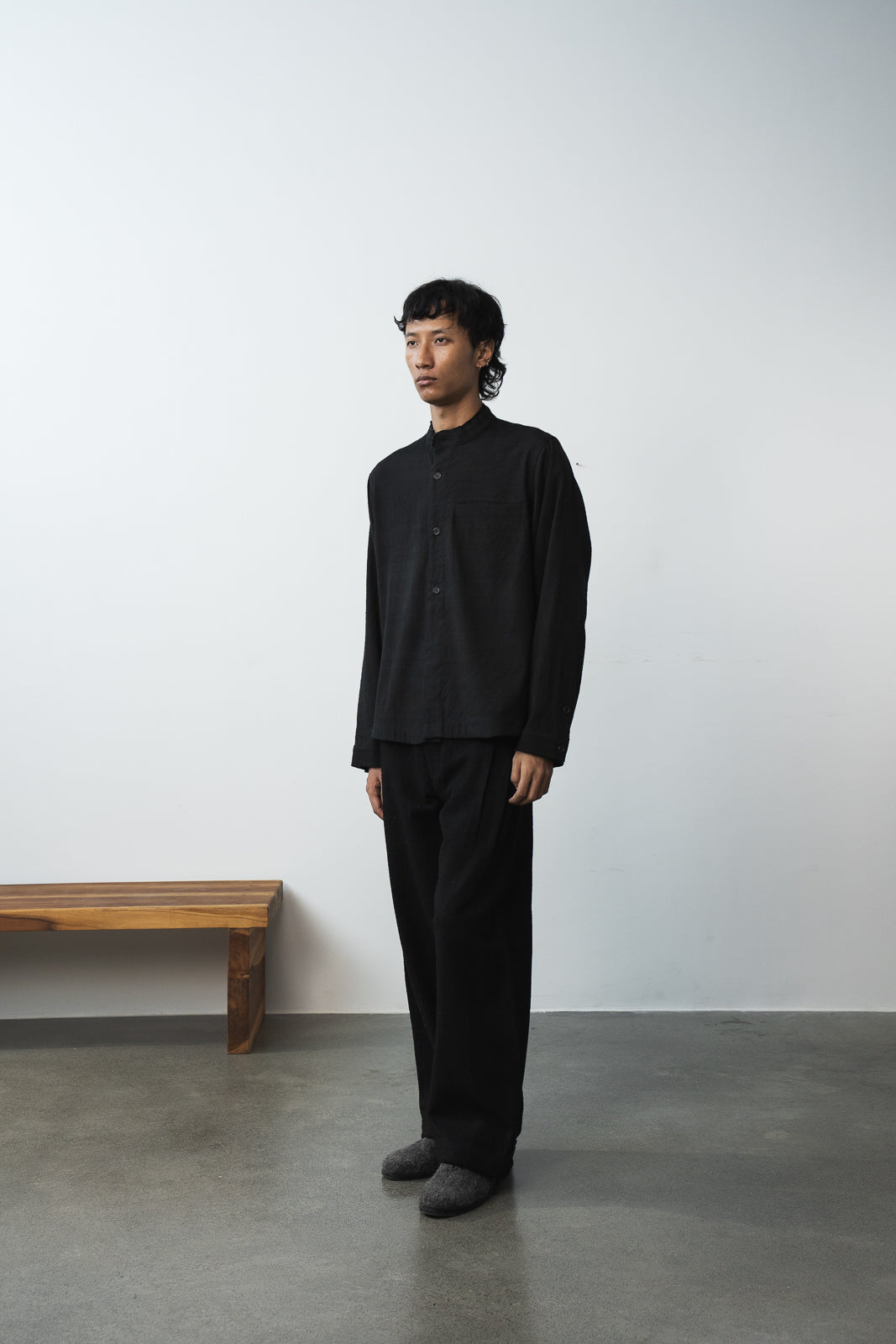 Band Collar Shirt