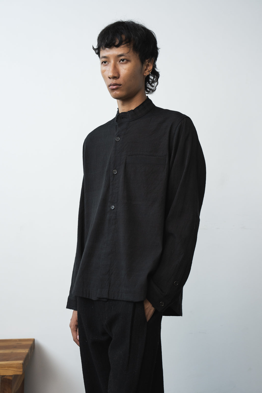 Band Collar Shirt