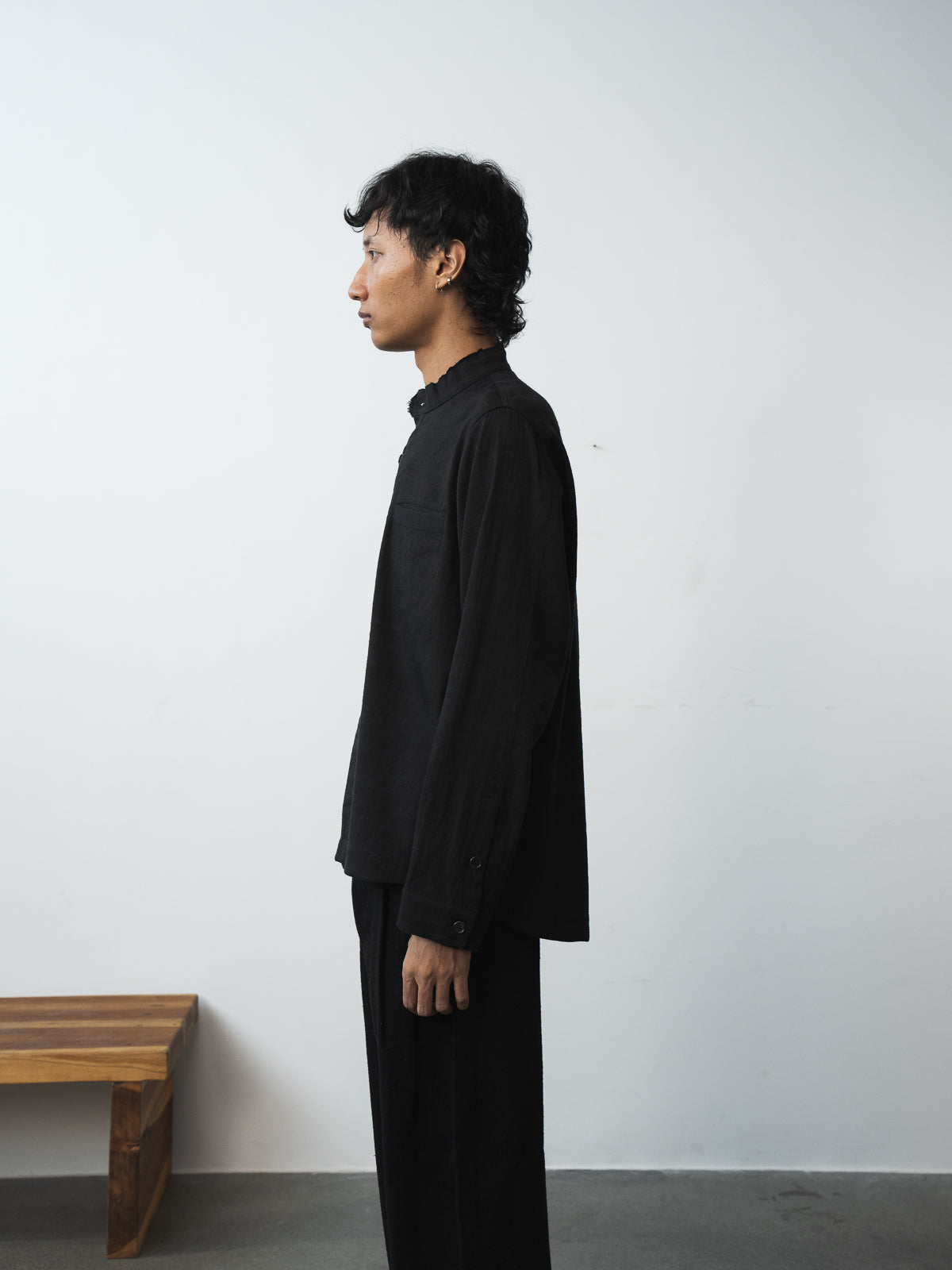Band Collar Shirt