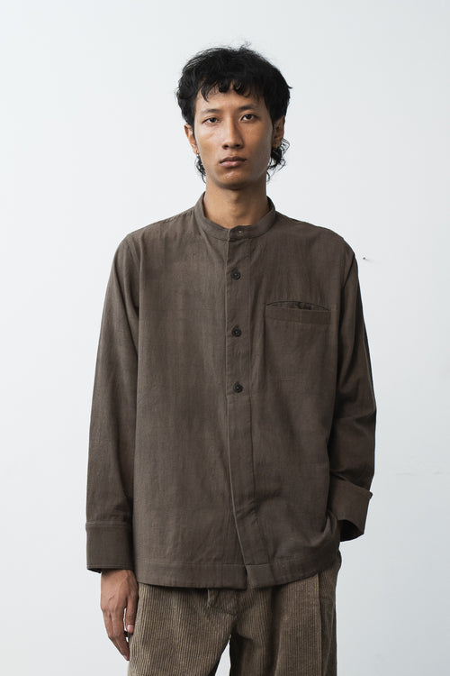 Band Collar Shirt