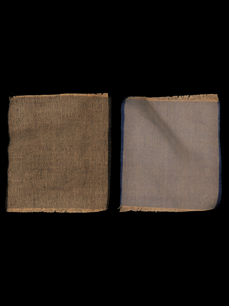 Brown Cotton Denim and Yak blend